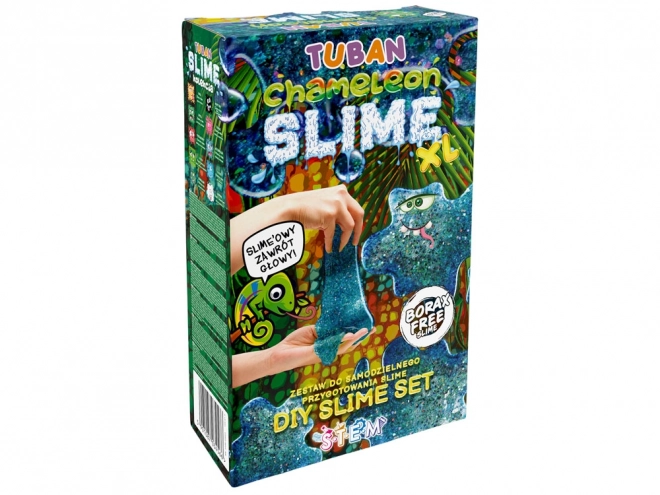 Duży zestaw Slime XL Kameleon