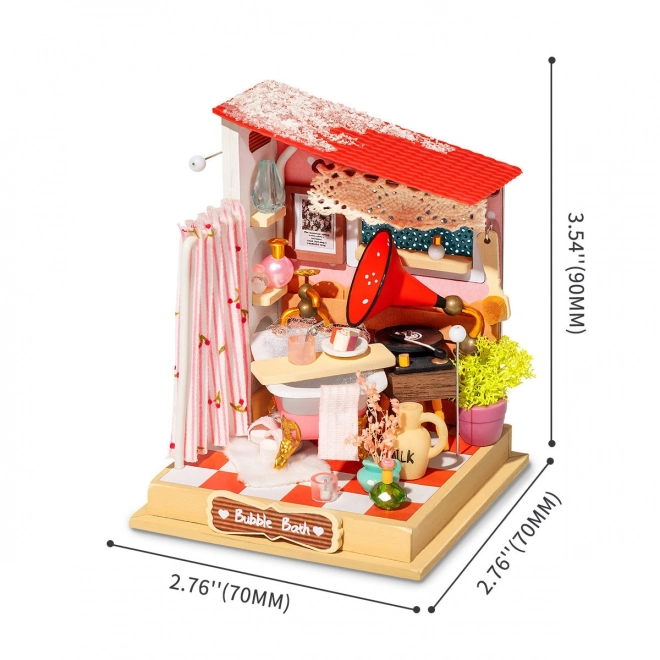 Miniaturowy domek Łazienka z pianką RoboTime