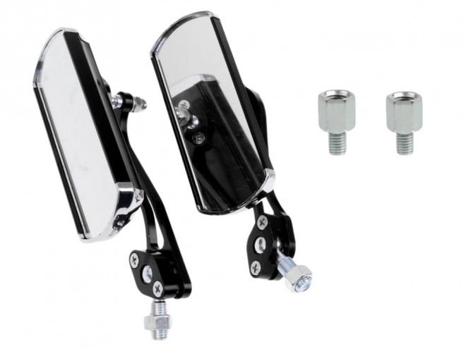 Lusterko motocyklowe aluminiowe z lekkim uchwytem i adapterem