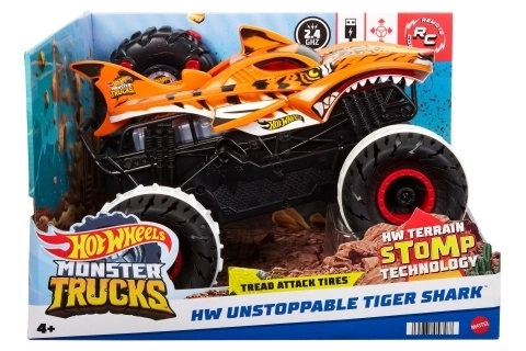 RC terenowy monster truck HOT WHEELS Tiger Shark 1:15