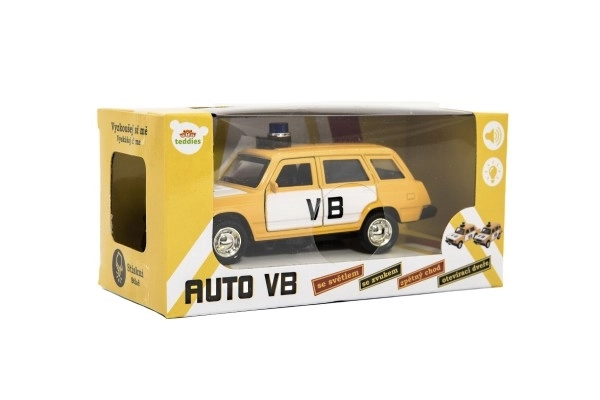 Radiowóz VB Lada Combi metal/plast 12 cm ze światłem i dźwiękiem