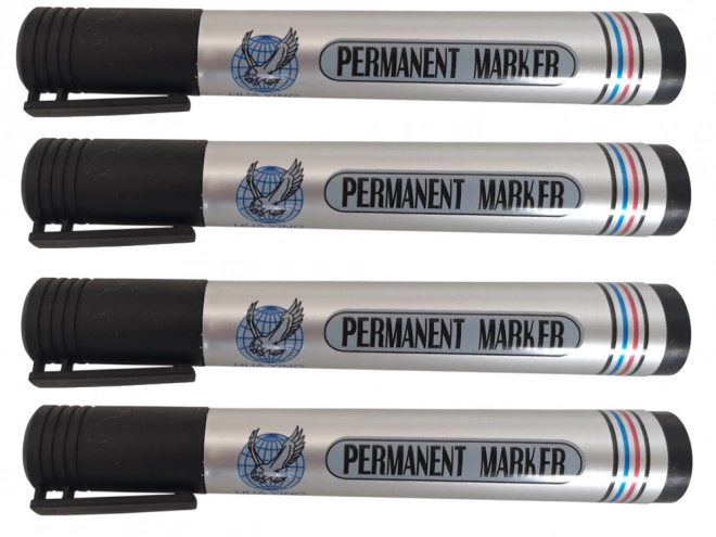 czarny permanentny wodoodporny marker