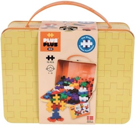 Metalowa walizka PLUS-PLUS BIG Basic – 70 elementów