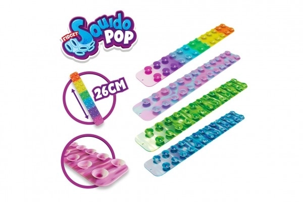 Squido pop/Przyssawki antystresowe silikon 26cm mix kolorów