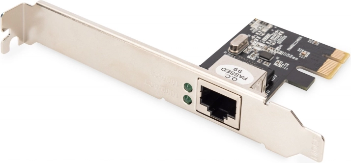 Przewodowa karta sieciowa PCIe Gigabit 10/100/1000 Mb/s z niskim profilem