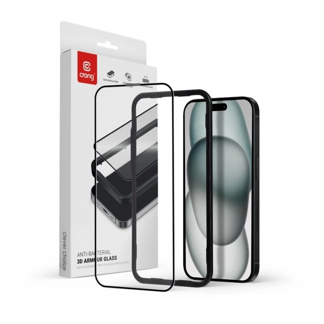 Szkło hartowane 9H do iPhone 15 i iPhone 16
