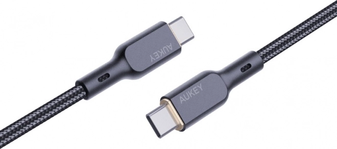 Przewód USB-C z kevlarem AUKEY, 1m, 5A, 100W PD