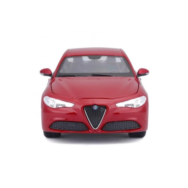 Bburago 1:24 Alfa Romeo Giulia (2016) Metallic czerwony 18-21080