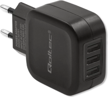 Ładowarka Qoltec 3xUSB 17W