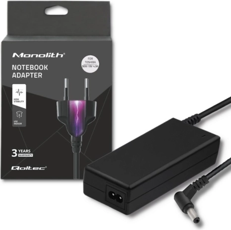 Zasilacz do laptopów Toshiba 90 W, 19 V, 4,74 A, wtyk 5,5 × 2,5 mm