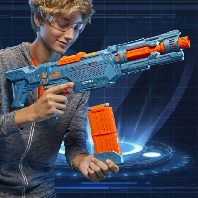Pistolet Nerf Echo CS-10 z akcesoriami