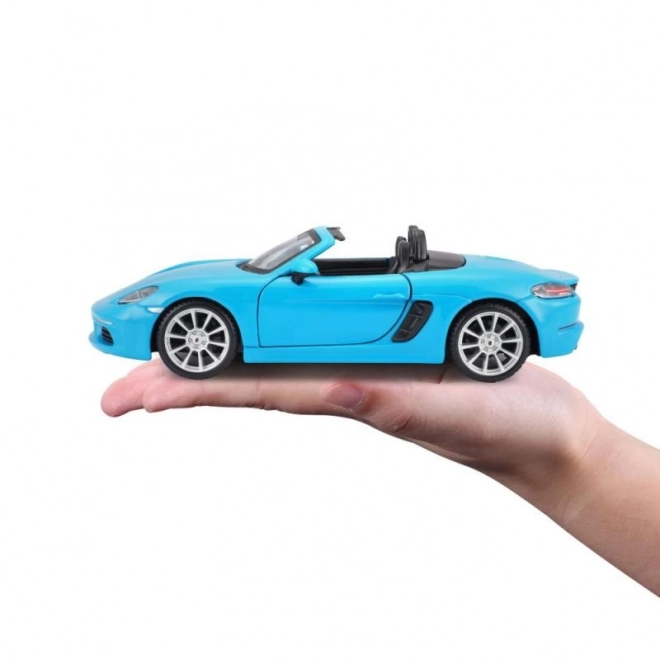 Bburago 1:24 Porsche 718 Boxster Niebieski