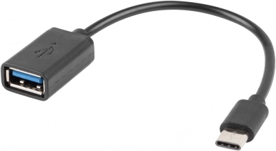 Adapter USB‑C na USB‑A 2.0 OTG 0,15 m czarny