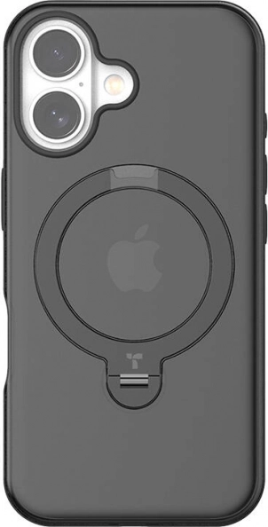 Torras Ostand Spin etui do iPhone 16 Plus czarne