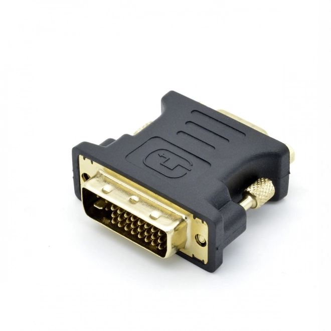 Adapter DVI M do VGA F pozłacany