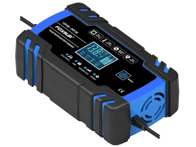 Automatyczna ładowarka samochodowa z funkcją naprawy 12V 24V