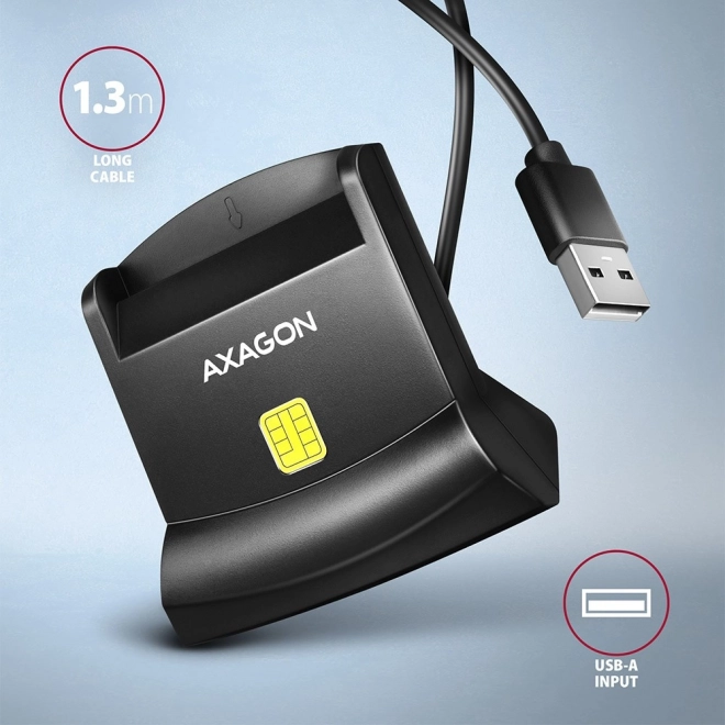 CRE-SM4N USB czytnik kart identyfikacyjnych, kabel 1,3m