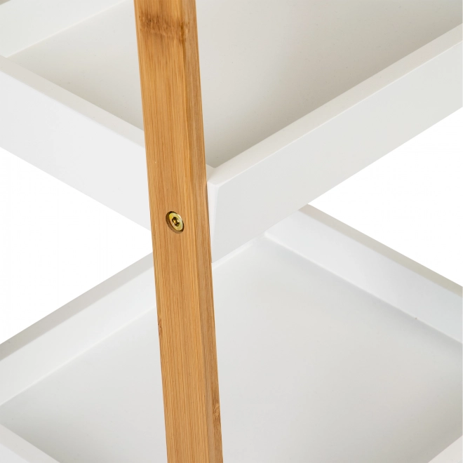 Biblioteczka z 3 półkami bambusowy stelaż ModernHome