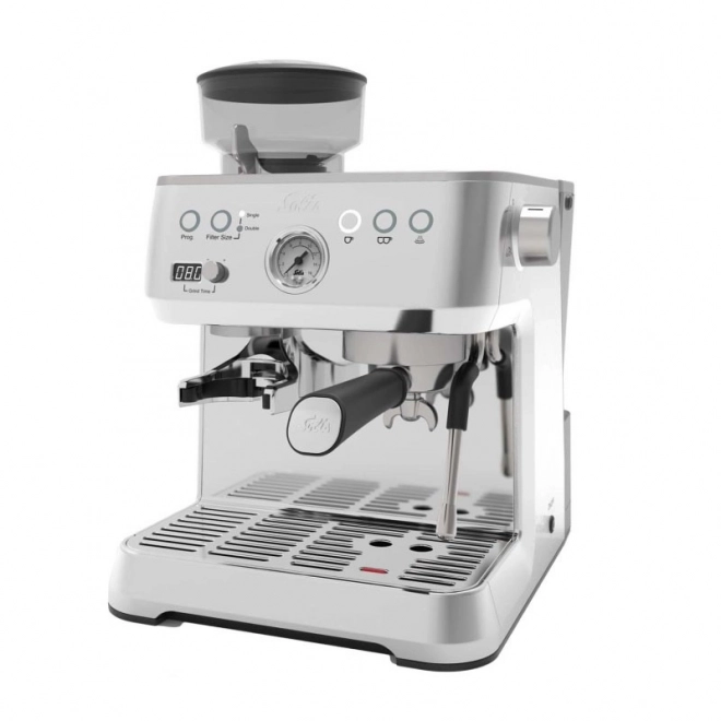 Ekspres do kawy Solis Grind & Infuse Perfetta srebrny