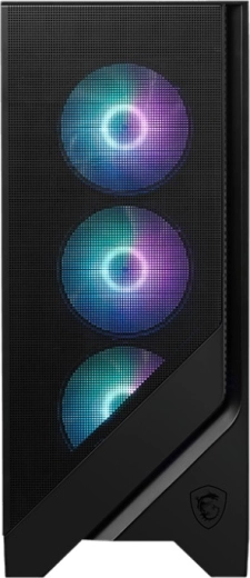 Maksymalny airflow z przednim panelem mesh