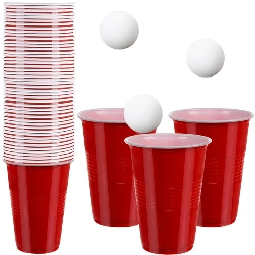 Gra Beer Pong - 50 kubków Ruhhy 21232