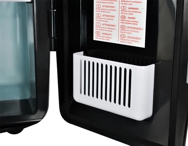 Ruhhy Przenośna czarna mini - lodówka 4L 12V/220V