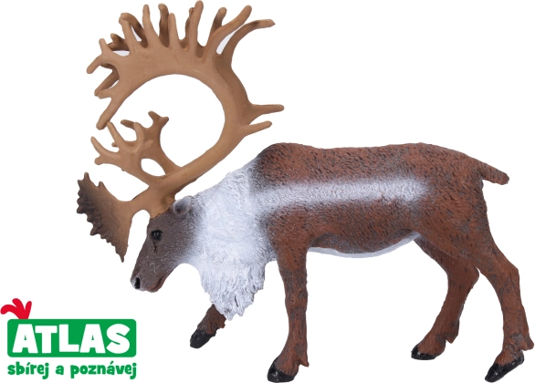 Ręcznie malowana figurka renifera 12 cm