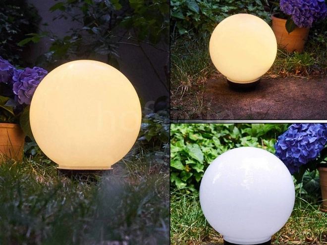 Solarny ogrodowe lampy kulkowe RGB