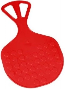 Ślizg Mrozik plastik 58 × 35 cm – Czerwony