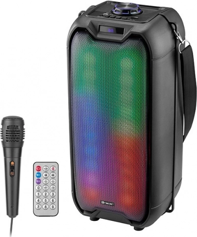 bezprzewodowy głośnik Tracer Tower LED TWS Bluetooth z karaoke
