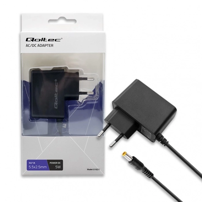 Adapter wtykowy Qoltec 5W