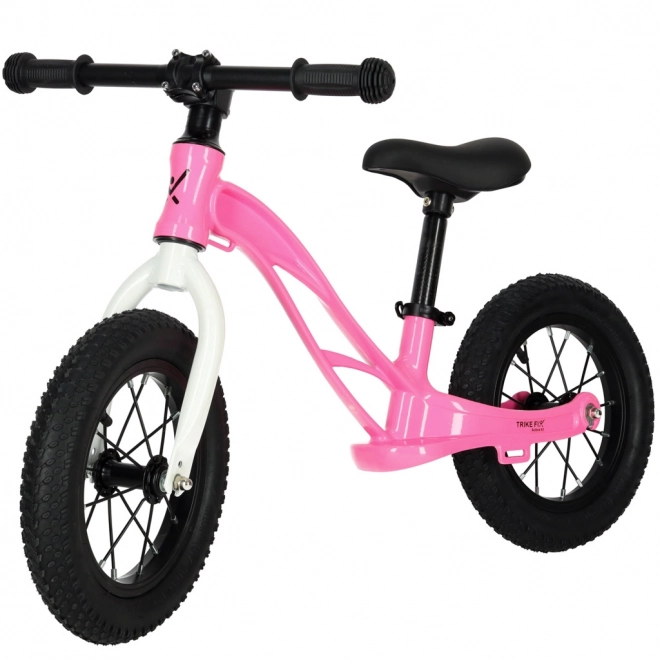 Różowy rowerek biegowy Trike Fix Active