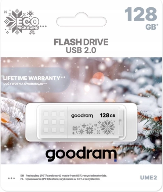 Goodram UME2 zimowy pendrive USB 128 GB USB 2.0