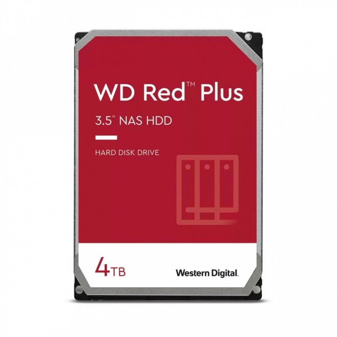 WD Red Plus 4TB 3,5-calowy dysk twardy do NAS