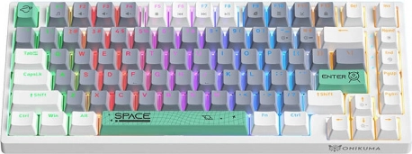 ONIKUMA G52 82-klawiszowa przewodowa klawiatura mechaniczna USB
