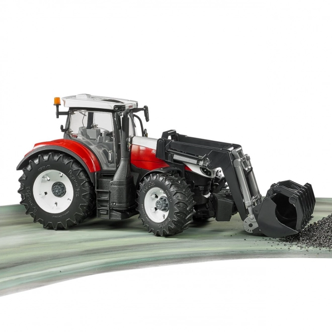 Bruder traktor Steyr Terrus CVT z ładowaczem czołowym