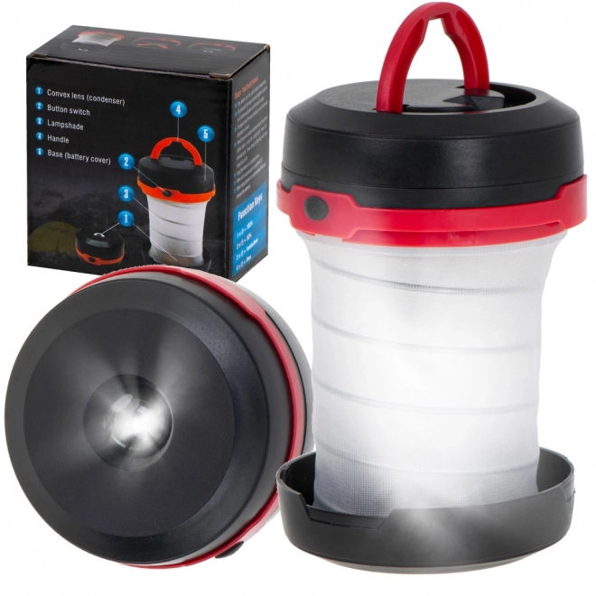 Kempingowa składana lampa LED 2w1
