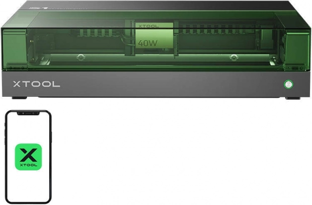 Grawerka laserowa 2 w 1 xTool S1 40W Zestaw All‑in‑One (czarna)