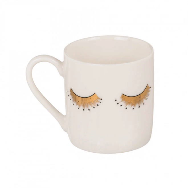 Porcelanowa filiżanka do espresso - rzęsy