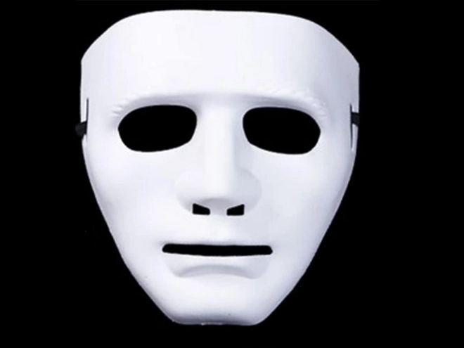 Biała maska na Halloween Myers