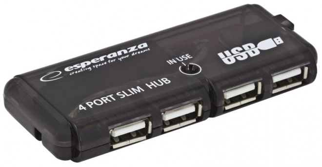 Rozdzielacz USB Esperanza 4 Porty 2.0