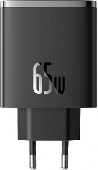 Ładowarka sieciowa Baseus OS-Cube Pro 65W, 2× USB‑C + USB‑A, czarna