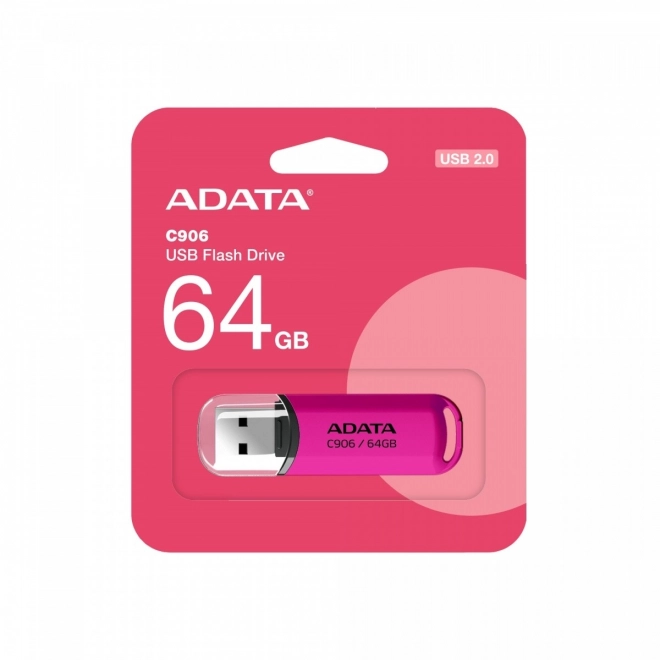 Dysk flash C906 64GB USB2.0 różowy