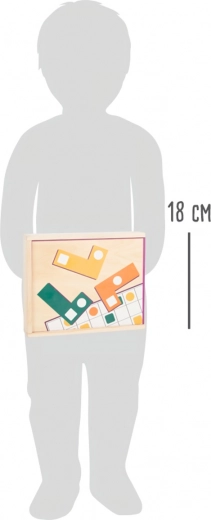 Wytrzymałe drewniane pudełko w podróż