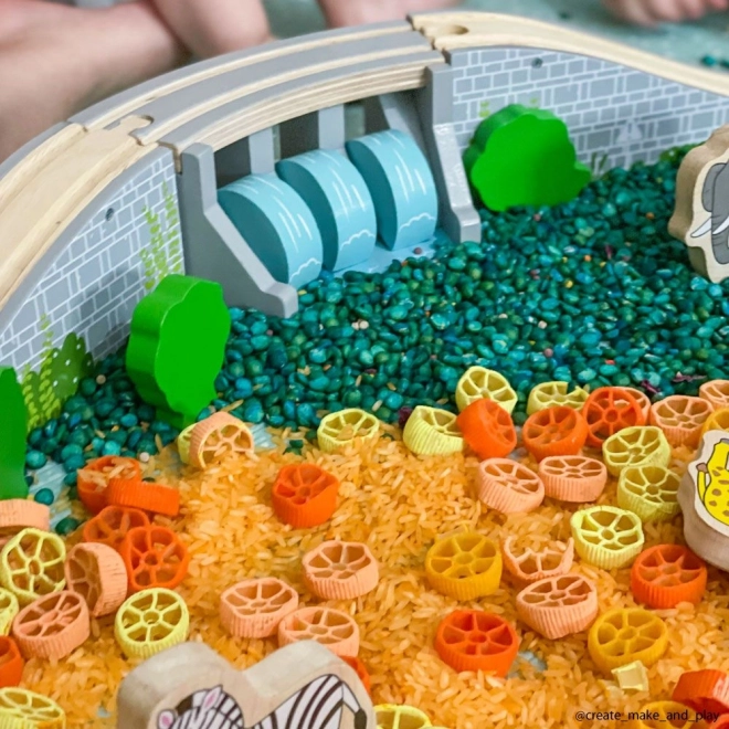 Most z wodospadem Bigjigs Rail