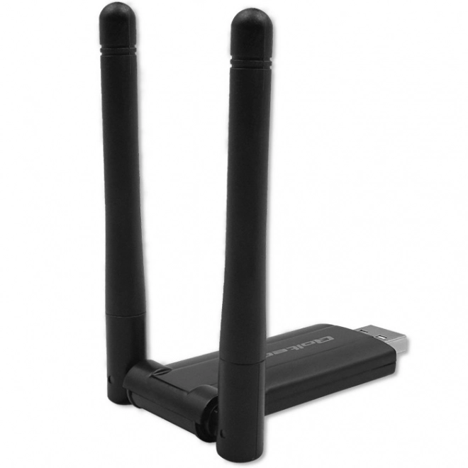 Szybki bezprzewodowy adapter USB Wi-Fi DUAL z antenami