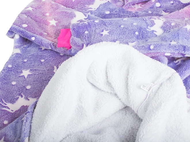 Ciepła oversize flanelowa bluza z grubym polarem