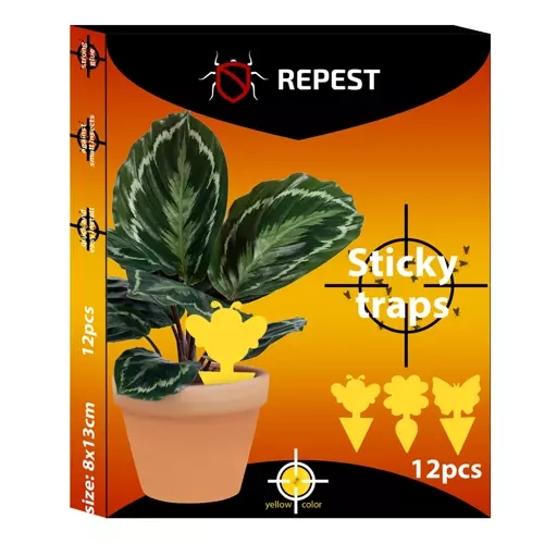 Żółte lepowate pułapki na owady 12 szt