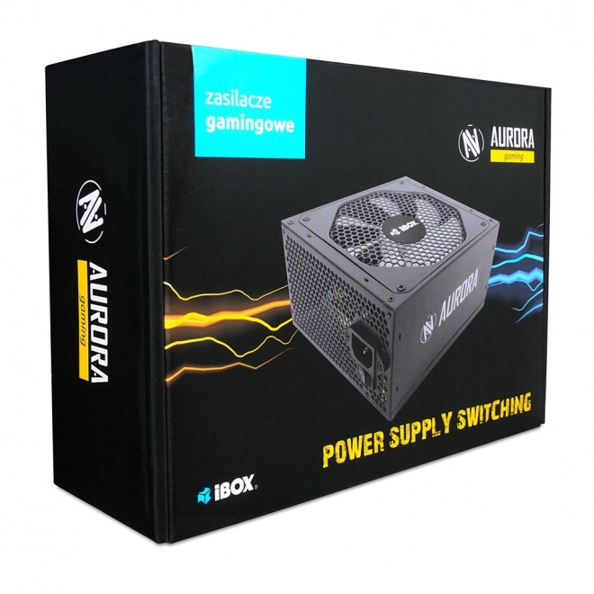 Zasilacz gamingowy Aurora 500W z wentylatorem 14 cm