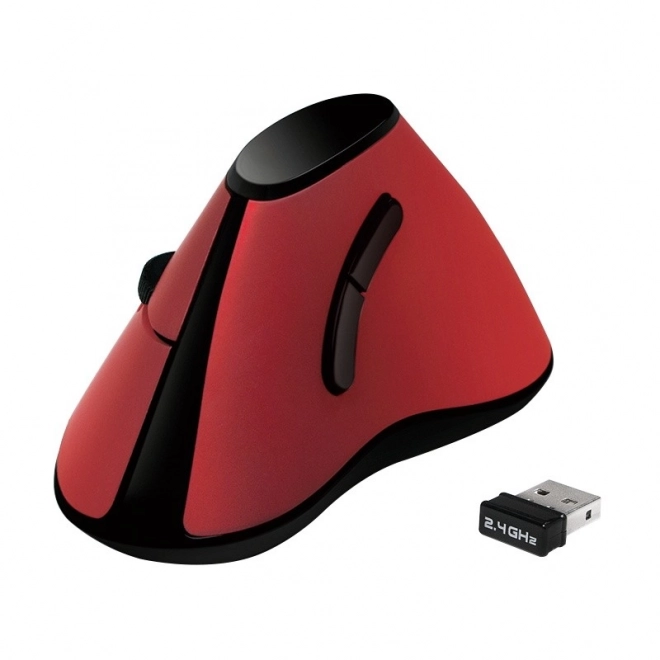 Ergonomiczna bezprzewodowa pionowa mysz USB 2.4GHz